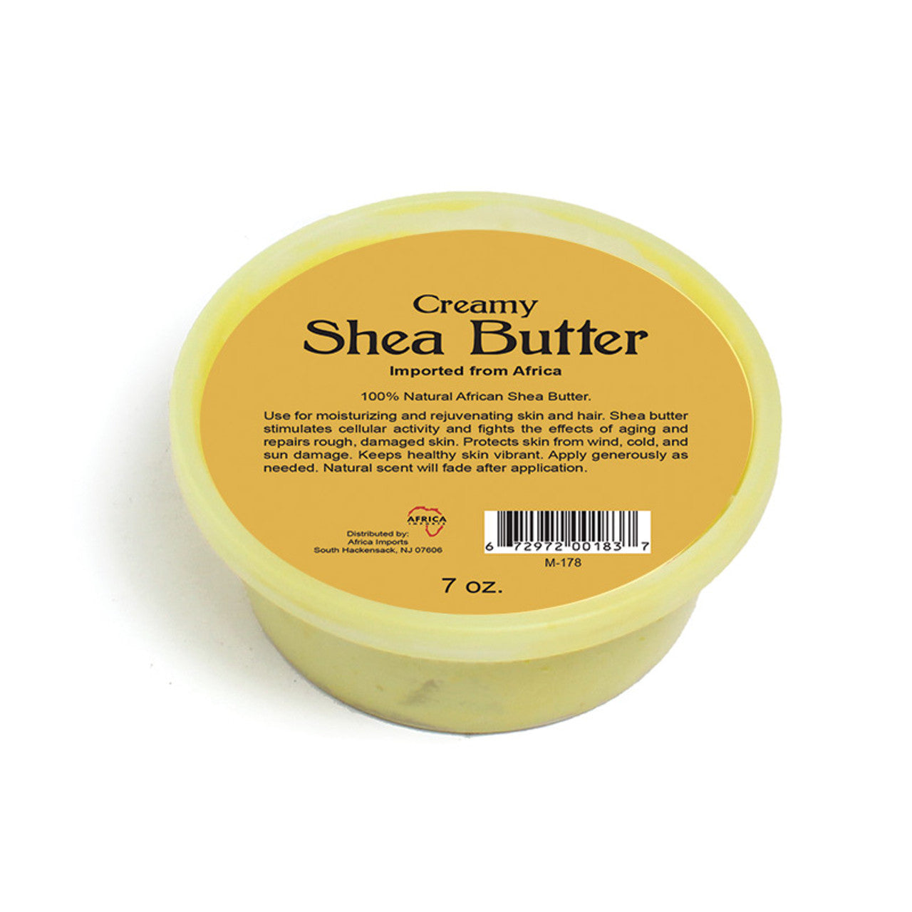 Creamy African Shea Butter: Yellow
