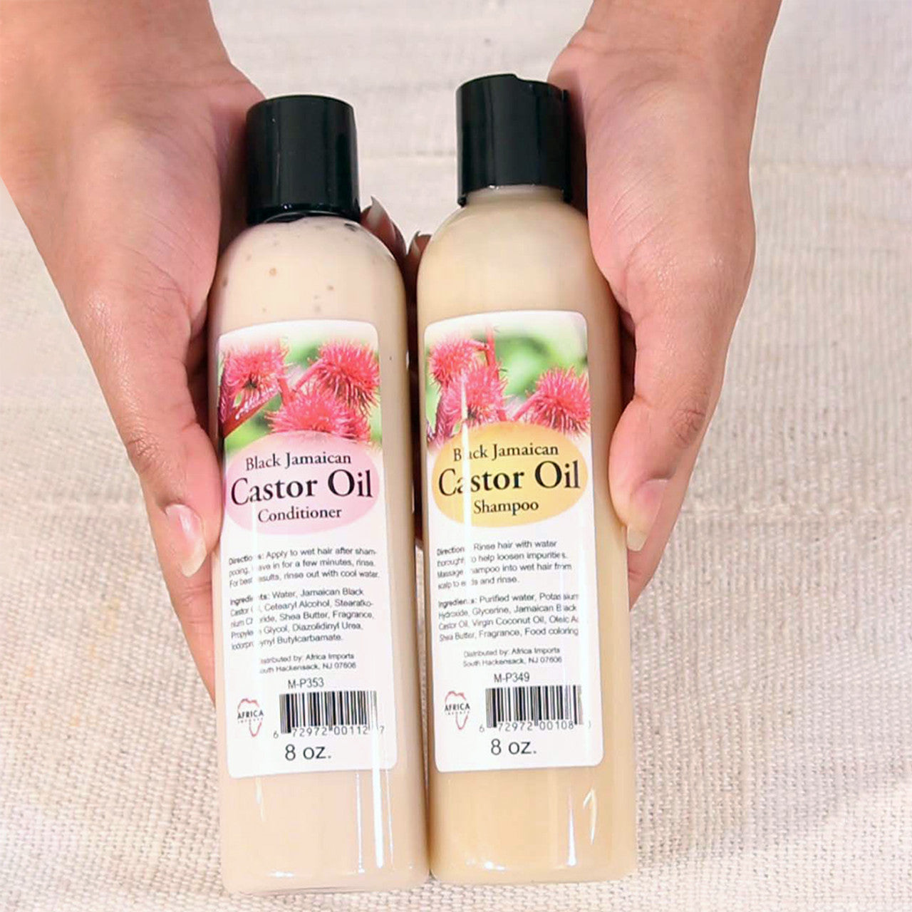 Black Jamaican Castor Shampoo & Conditioner Set