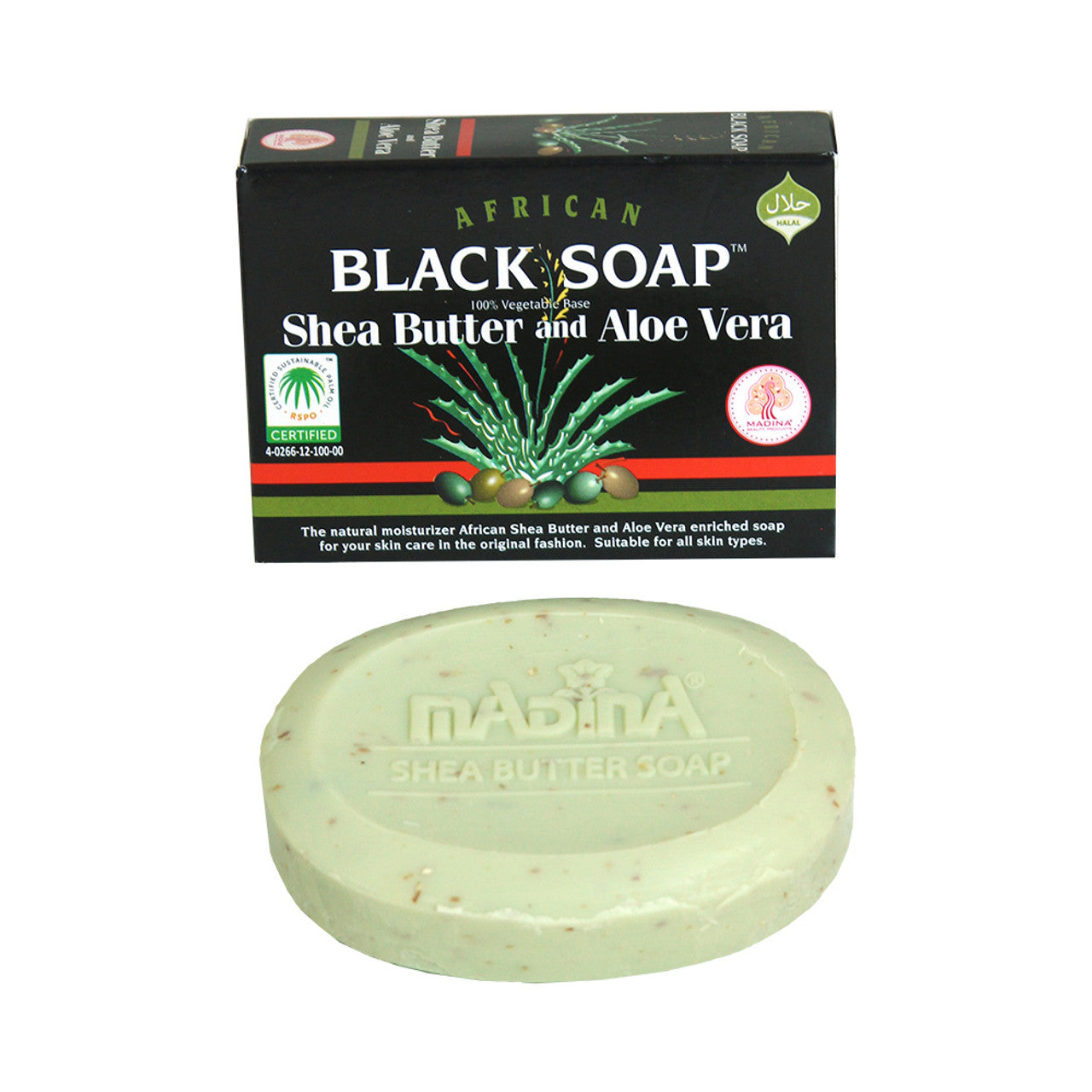 Madina: Shea Butter & Aloe Vera Soap - 3½ oz