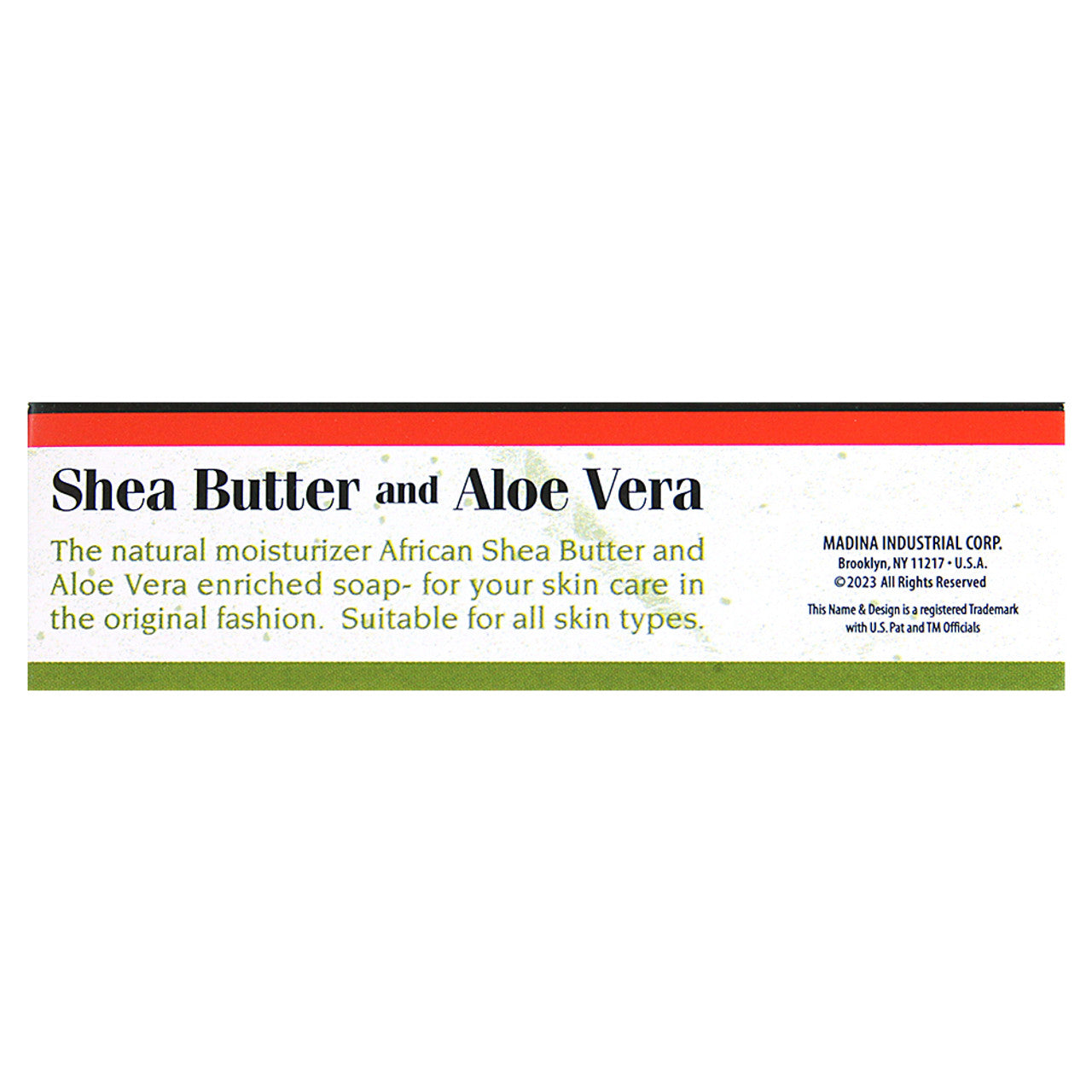 Madina: Shea Butter & Aloe Vera Soap - 3½ oz