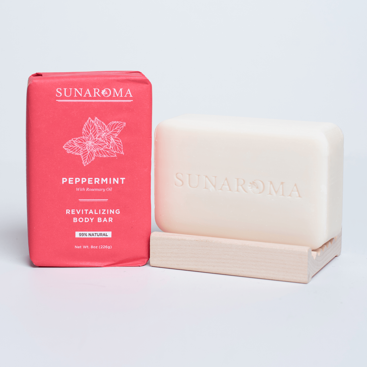Sunaroma: Peppermint Soap - 8 oz