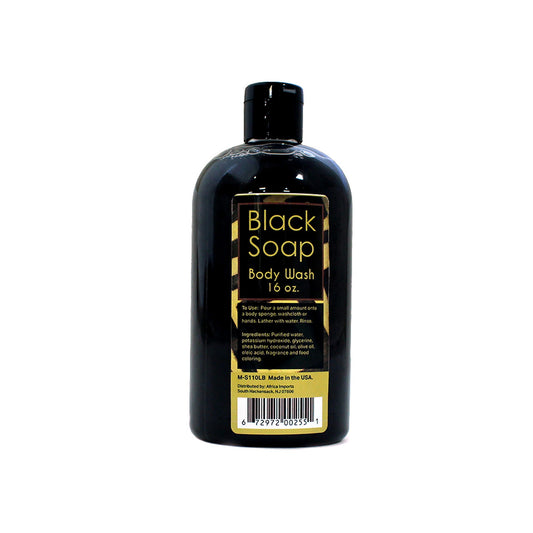 Liquid Black Soap/Body Wash - 16oz